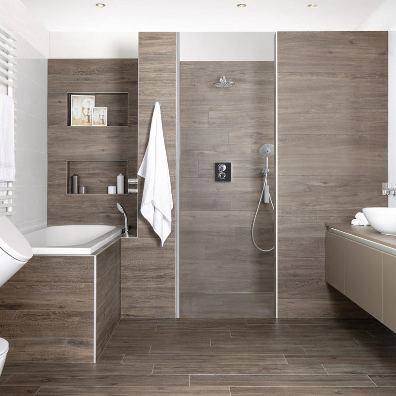inloopdouche houtlook